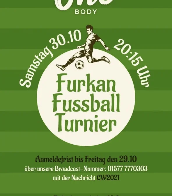 Furkan Fußball Turnier – 30.10.2021